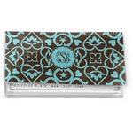 Floral Vinyl Checkbook Cover (Personalized)