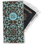 Floral Travel Document Holder