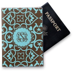 Floral Vinyl Passport Holder (Personalized)