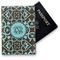 Floral Vinyl Passport Holder (Personalized)