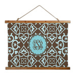 Floral Wall Hanging Tapestry - Wide (Personalized)