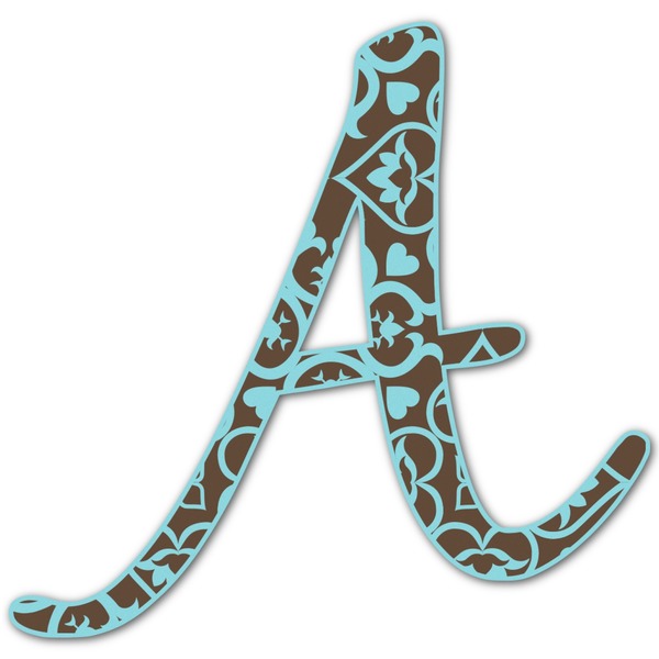 Custom Floral Letter Decal - Medium (Personalized)