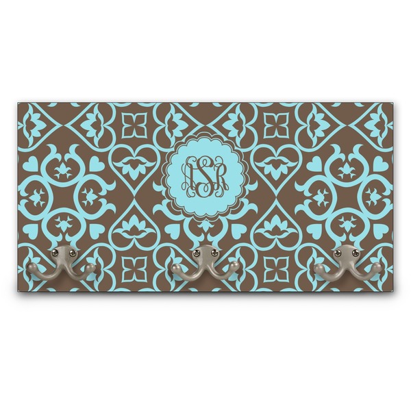 Custom Floral Wall Mounted Coat Rack (Personalized)