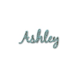 Floral Name/Text Decal - Custom Sizes (Personalized)