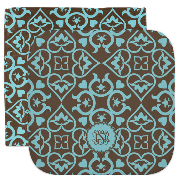 Custom Floral Facecloth / Wash Cloth (Personalized)