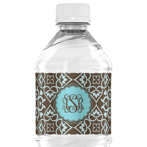 Custom Floral Water Bottle Labels - Custom Sized (Personalized)
