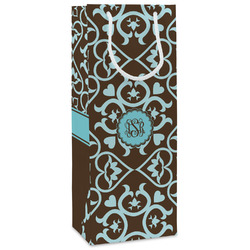 Floral Wine Gift Bags (Personalized)