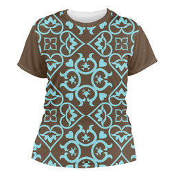 Floral Women's Crew T-Shirt - X Small