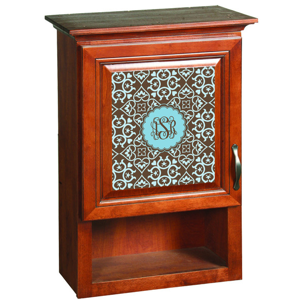 Floral Wooden Cabinet Decal (Medium)