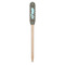 Floral Wooden Food Pick - Paddle - Single Pick