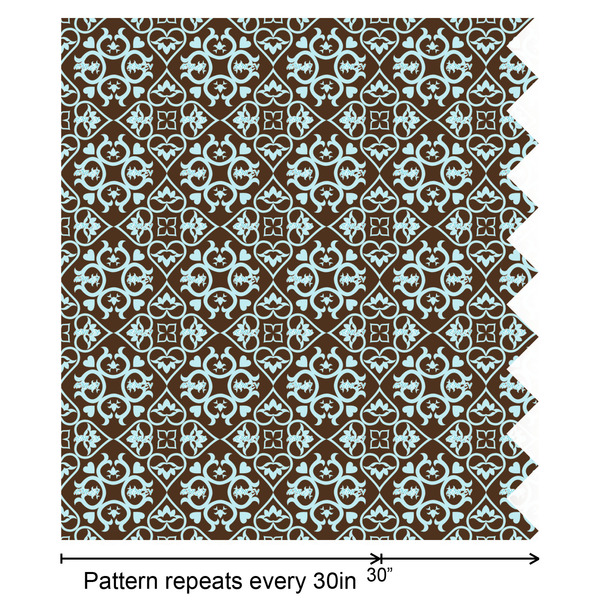 Floral Wrapping Paper Roll - Matte - Partial Roll