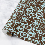 Floral Wrapping Paper Roll - Medium (Personalized)