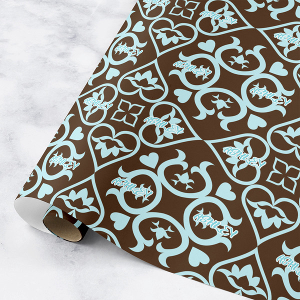 Custom Floral Wrapping Paper Roll - Small (Personalized)