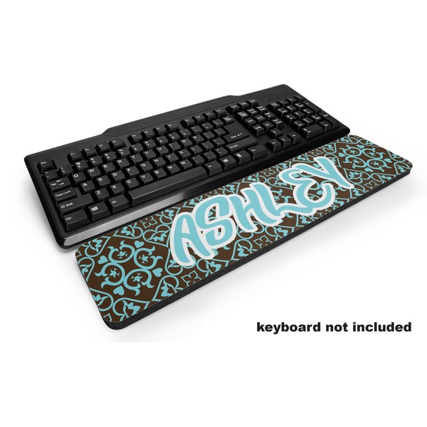 Custom Floral Keyboard Wrist Rest (Personalized)