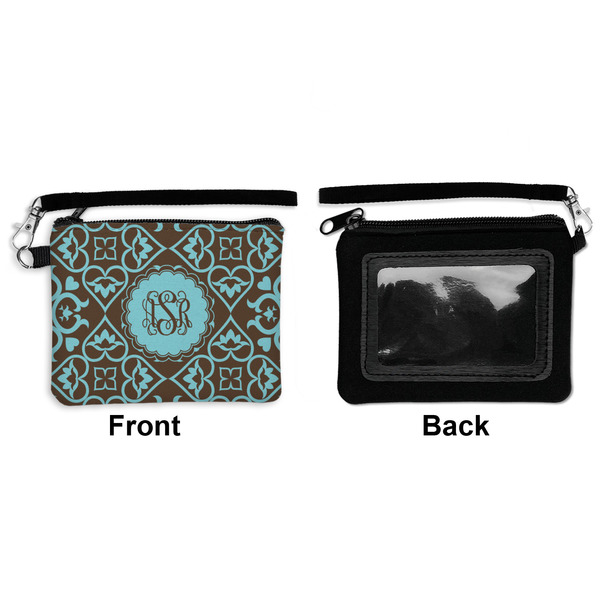 Floral Wristlet ID Cases - Front & Back