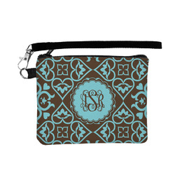 Floral Wristlet ID Case w/ Monogram