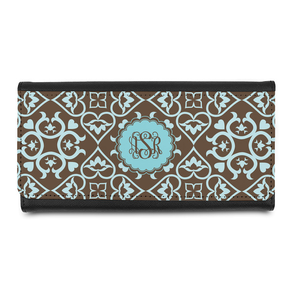 Custom Floral Leatherette Ladies Wallet (Personalized)