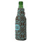 Floral Zipper Bottle Cooler - ANGLE (bottle)