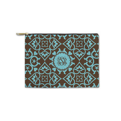 Floral Zipper Pouch - Small - 8.5"x6" (Personalized)