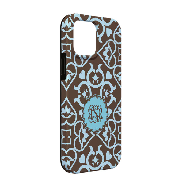 Custom Floral iPhone Case - Rubber Lined - iPhone 13 Pro (Personalized)