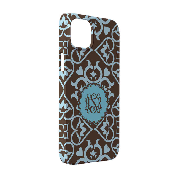 Custom Floral iPhone Case - Plastic - iPhone 14 (Personalized)