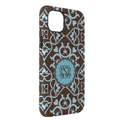 Floral iPhone Case - Rubber Lined - iPhone 14 Plus (Personalized)