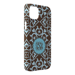 Floral iPhone Case - Plastic - iPhone 14 Pro Max (Personalized)
