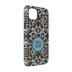 Floral iPhone Case - Rubber Lined - iPhone 14 Pro (Personalized)