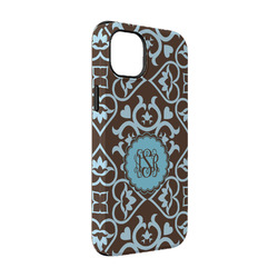 Floral iPhone Case - Rubber Lined - iPhone 14 (Personalized)
