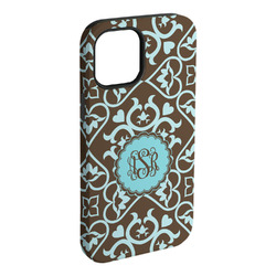 Floral iPhone Case - Rubber Lined - iPhone 15 Plus (Personalized)