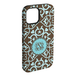Floral iPhone Case - Rubber Lined - iPhone 15 Pro Max (Personalized)