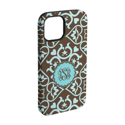 Floral iPhone Case - Rubber Lined - iPhone 15 (Personalized)