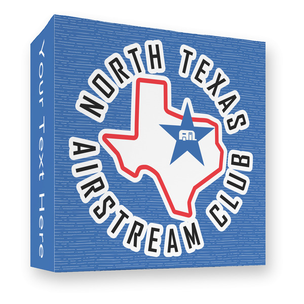North Texas Airstream Club 3 Ring Binders - Full Wrap - 3" - Front
