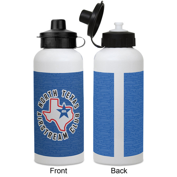 North Texas Airstream Club Aluminum Water Bottle - White APPROVAL