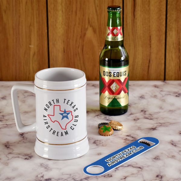 North Texas Airstream Club Beer Stein - In Context