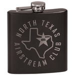 North Texas Airstream Club Black Flask Set
