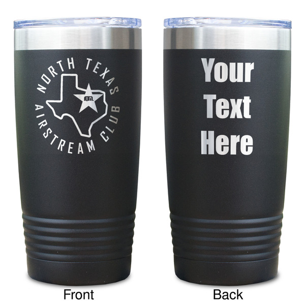 North Texas Airstream Club Black Polar Camel Tumbler - 20oz - Double Sided  - Approval