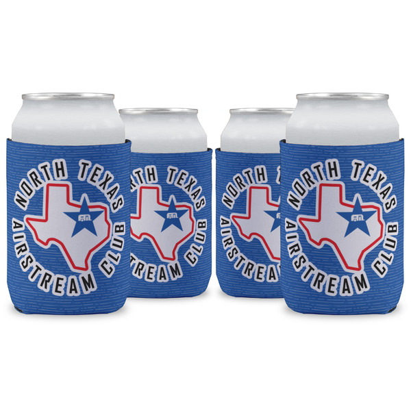 Custom North Texas Airstream Club Can Coolers - 12 oz - Set of 4