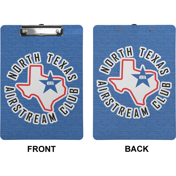 North Texas Airstream Club Clipboard (Letter) (Front + Back)