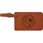 North Texas Airstream Club Leatherette Luggage Tag