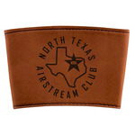 North Texas Airstream Club Leatherette Cup Sleeve