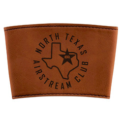 North Texas Airstream Club Leatherette Cup Sleeve