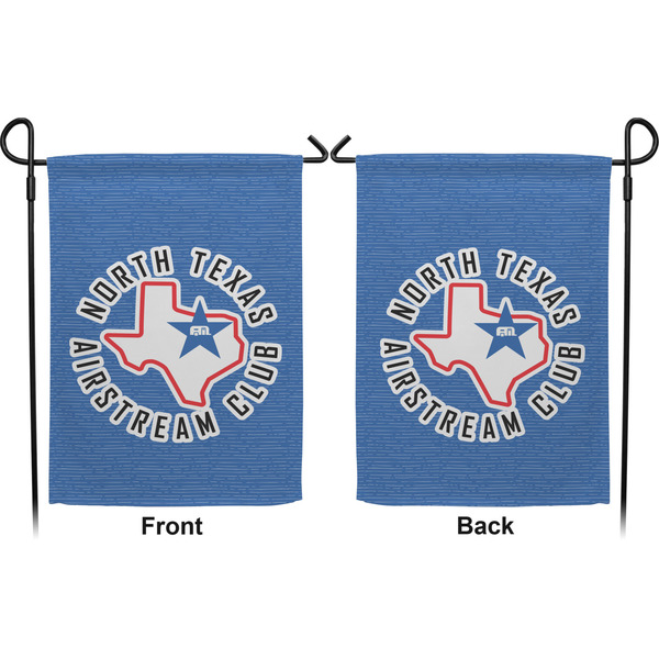 North Texas Airstream Club Garden Flag - Double Sided Front and Back