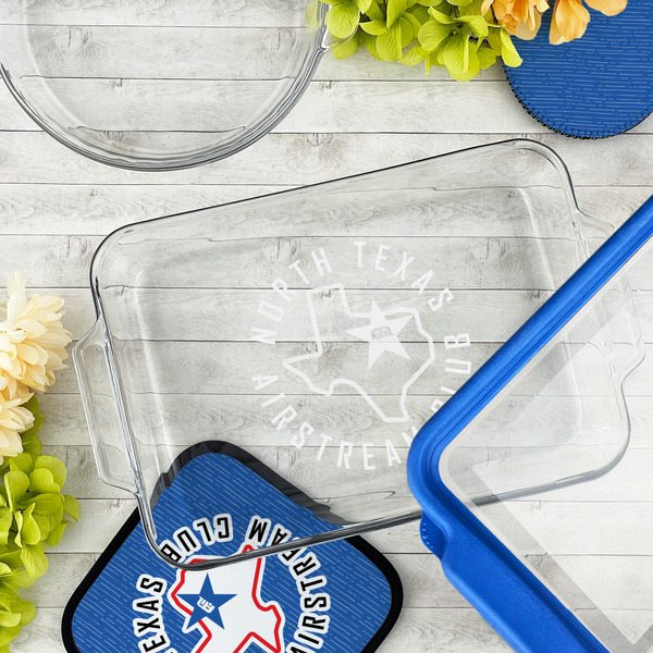 North Texas Airstream Club Glass Baking Dish - 13"x9" - Lifestyle