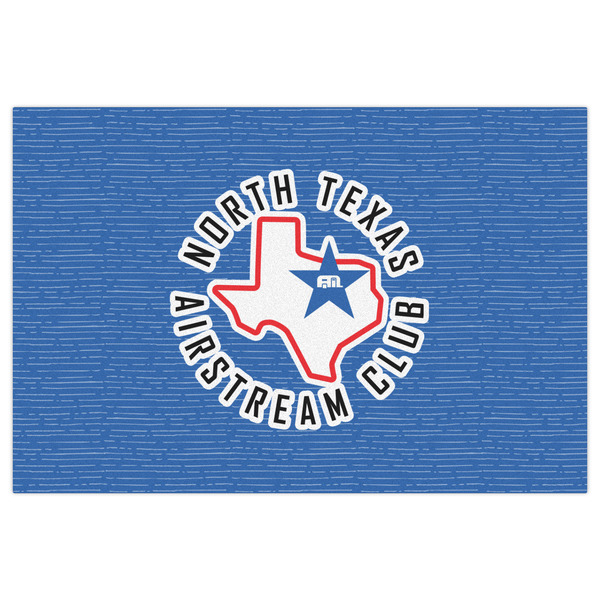 North Texas Airstream Club Indoor / Outdoor Rug - 4'x6' - Front Flat