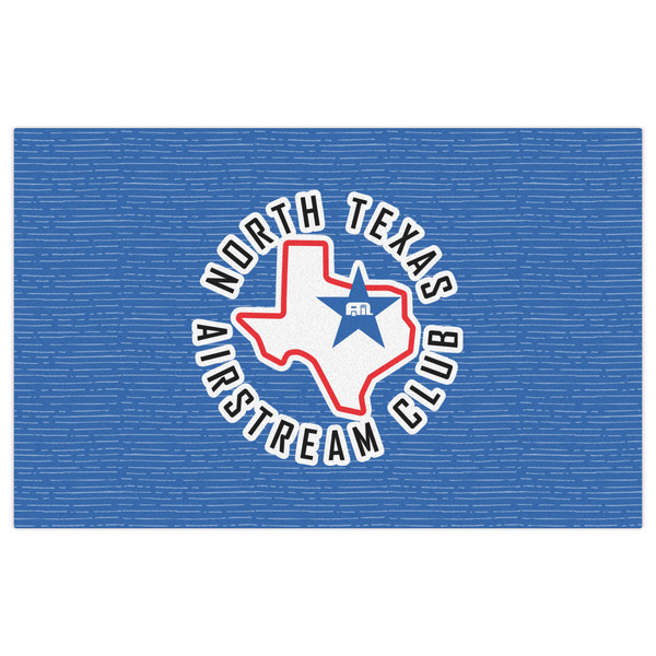 North Texas Airstream Club Indoor / Outdoor Rug - 5'x8' - Front Flat