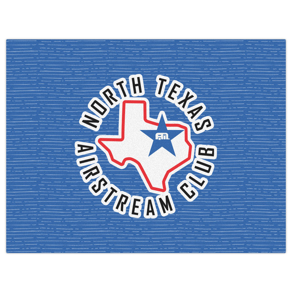 North Texas Airstream Club Indoor / Outdoor Rug - 6'x8' - Front Flat