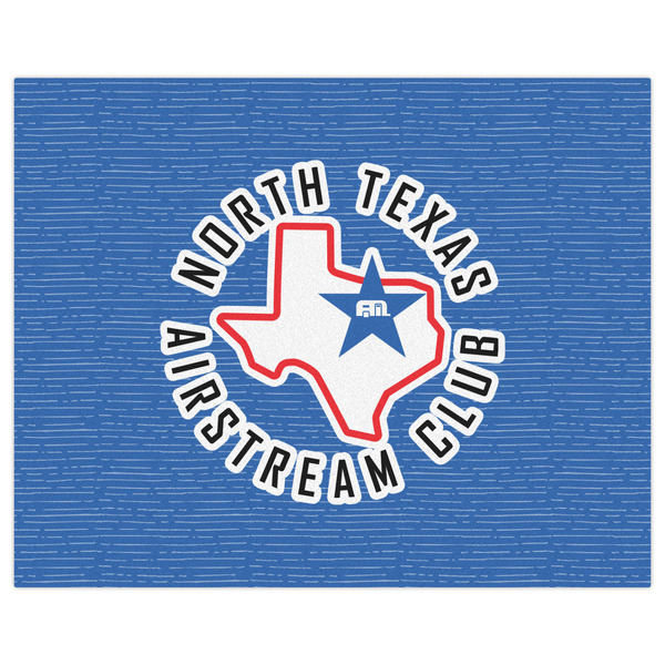 North Texas Airstream Club Indoor / Outdoor Rug - 8'x10' - Front Flat