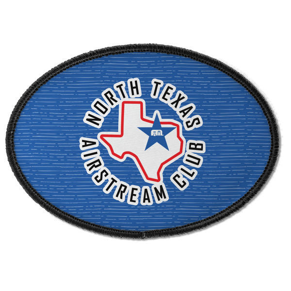 North Texas Airstream Club Iron On Patch - Oval - Front