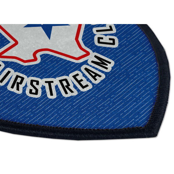 North Texas Airstream Club Iron On Patch - Shield - Style B - Closeup